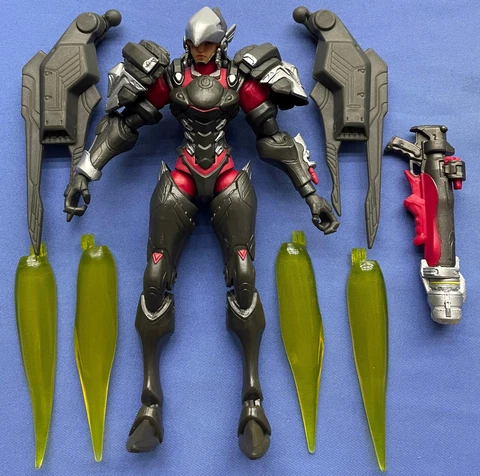 Hasbro OVERWATCH Ultimates PHARAH Carbon Fiber (6" 1:12 Scale) 100% COMPLETE Cover