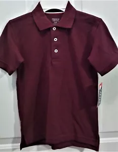NWT French Toast School Uniform Pullover Shirt - Burgundy Boy's Size S 6/7 - Picture 1 of 3