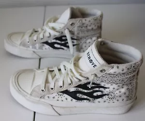 Straye Venice Cream Rag Men's Size 8 High top Skate Shoes Women 9.5 - Picture 1 of 8