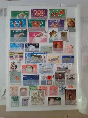 Lot Timbres Amérique Du Sud - Photo 1/2