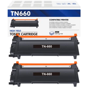 Tóner 2PK compatible con Brother TN660 HL-L2300D L2360DN HL-L2360DW MFC-L2700DW - Imagen 1 de 9
