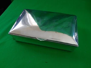 Camusso Solid Sterling Silver Box ~ Peruvian ~ 556 g ~ 8" x 5" x 2" - Picture 1 of 19
