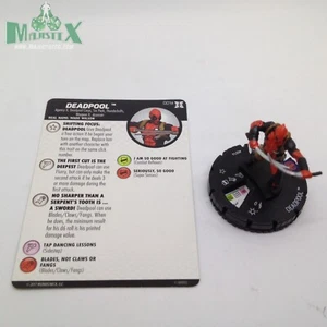 Heroclix Deadpool y X-Force set Deadpool #001a ¡Figura común con tarjeta! - Imagen 1 de 1