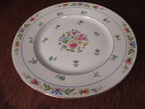 "HAAS & CZJZEK" H & C CORONADO, "ELAINE" PATTERN 7 7/8" DIAMETER PLATE, BOHEMIA - Picture 1 of 11