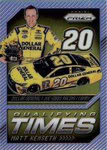 2016 Panini Prizm Qualifying Times Prizms #5 Matt Kenseth - NM-MT