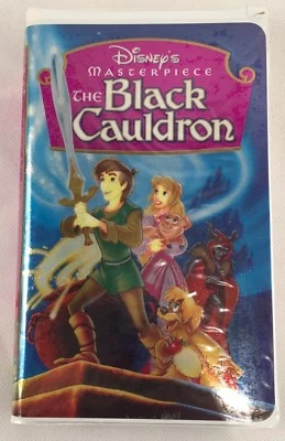Walt Disney Masterpiece Collection - The Black Cauldron - VHS 9124 - Clamshell Foto 1 de 4