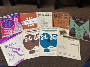 Gebrauchtes Vintage Retro altes Set 9 verschiedene Notenbücher Solo/Spanisch/Methode Gitarre - Bild 1 von 7