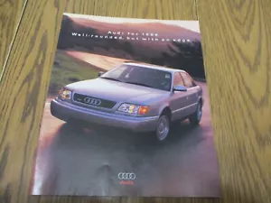 1996 AUDI DEALER PAMPHLET BROCHURE CABRIOLET WAGON A4 A6 QUATTRO - Picture 1 of 4