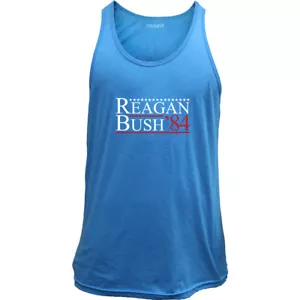 Vintage Reagan-Bush 1984 Campaign Tank Top - Picture 1 of 4