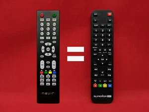 Mando a Distancia REEMPLAZABLE TV LED NEVIR // Modelo TV: NVR-7605-55S-4K-N - Imagen 1 de 2