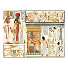 Ägyptische Grafiken & Illustrationen, altes Ägypten, GESCHNITTEN & SCHÄLEN AUFKLEBERBLATT