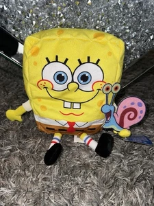 SpongeBob SquarePants Plush with Gary Tag – Nickelodeon Soft Stuffed Toy - Picture 1 of 5