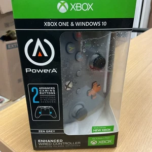 PowerA Enhanced Wired Controller for XBOX ONE and WINDOWS 10 Grey - Picture 1 of 6