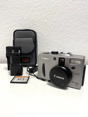 Canon Powershot G1 Silber / Vintage Retro Digitalkamera / Geprüft ✅ - Bild 1 von 4