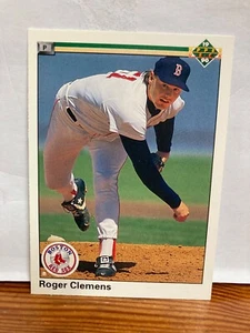 Roger Clemens 1990 Upper Deck Baseball Card Karte Boston Red Sox - Bild 1 von 2