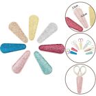 Vibrant Color Options Glittery PU Leather Cover for Scissors Protection