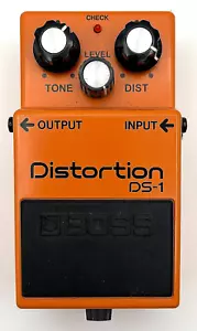 Efectos de pedal efecto distorsión para guitarra Boss DS-1 EFX FX DS1 DSI naranja *probado* - Imagen 1 de 2