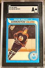 1979-80 Topps Wayne Gretzky Rookie SGC A Graded Authentic HOF RC #18 Oilers