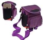 Navitech Purple Shoulder Bag For PENTAX K-01