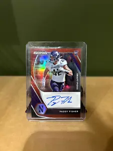 2021 Prizm Draft Picks Paddy Fisher DPA-PAD Red Rookie Auto 76/199 - Picture 1 of 2