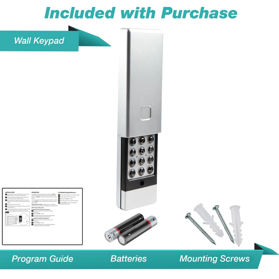 GARAGE SYNC Replacement Garage Door Opener Wireless Wall Keypad for Marantec M13-631