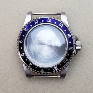 Neu 39,5 mm Edelstahl Uhrengehäuse für NH35 NH36 Uhrwerk Teil - Bild 1 von 18