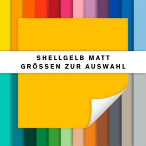 Fliesenaufkleber shellgelb matt | Fliesensticker Küche Bad | alle Größen - Bild 1 von 1