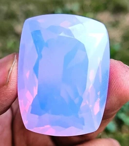 SUBLIME 174 CT UNTREATED PURPLE OPAL CUSHION CUT EGL CERTIFIED LOOSE GEMSTONE - Picture 1 of 18