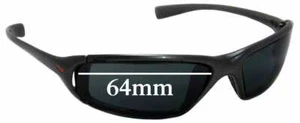 SFx Replacement Sunglass Lenses fits Nike Interchange Monza EA0004 - 64mm Wide - Imagen 1 de 9