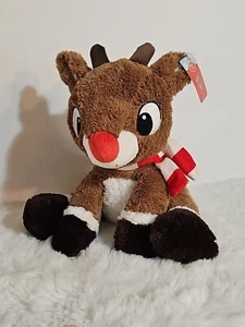 Rudolph The Red-Nosed Reindeer 11" Rudolph Sitting Plush With Tags - Picture 1 of 10