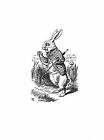 Alice In Wonderland Giclee Print From Sir John Tenniel- 'I Shall Be Too Late...'