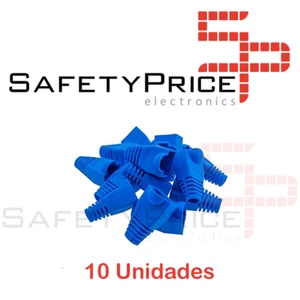 10x Pack Fundas Conectores Ethernet RJ45 de Red Clavija Azul A-43 - Imagen 1 de 1