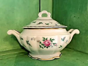 Princess China Sweet Briar Floral Pattern Covered Sugar Bowl with Lid - Bild 1 von 9