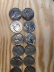 Lot Of 28 Jefferson War Nickels, mixed dates. silver 1941-1945