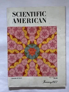 1977 January Scientific American Magazine Theory Of Tiles (MH343) - Picture 1 of 3