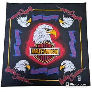 Vintage Harley Davidson Bandana Eagle American Glory - Picture 1 of 4