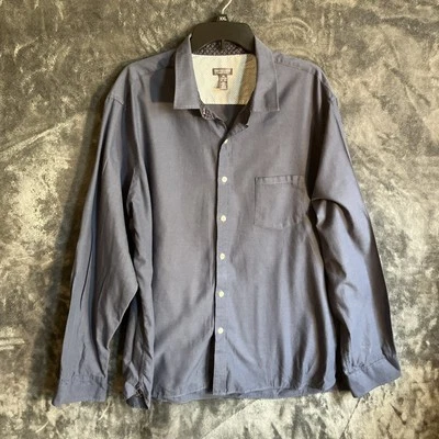 Рубашка мужская Van Heusen Never Tuck Dress XXL 18-18 1/2 с длинным рукавом - Изображение 1 из 4