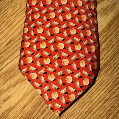 Corbata Vineyard Vines 100 % seda colección personalizada Syracuse University naranja Foto 1 de 4