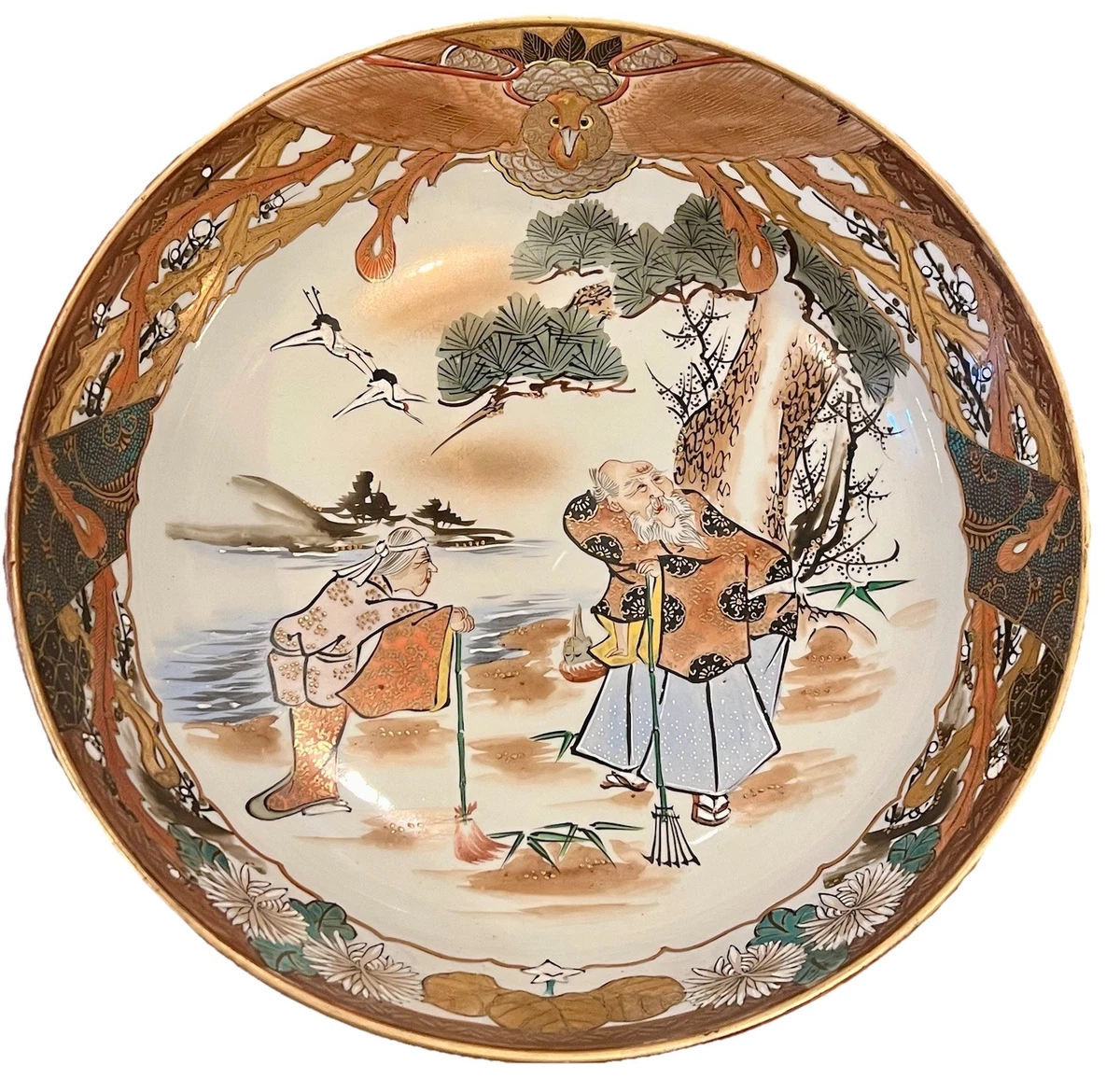 陶瓷红色古董日本原创古董碗| eBay