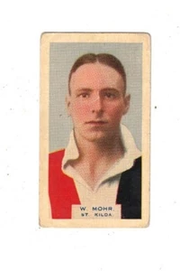 BDV Cigarettes Card Victorian Footballers 1933 No. 43 - St. Kilda - W. Mohr - Bild 1 von 2
