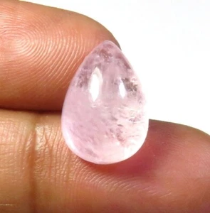 Natürlicher Morganit Edelstein 14,5x10 mm Glatte Birne Pink Cabochon 6 kkt Zum Selbermachen MG-04 - Bild 1 von 8