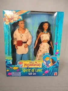 Mattel 1995 Disney's Pocahontas SPIRIT OF LOVE Gift Set 14051 NRFB NIB-very good - Picture 1 of 12