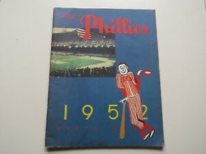 1952 PHILADELPHIA PHILLIES EARLY EDITION YEARBOOK EXCELLENT PLUS
