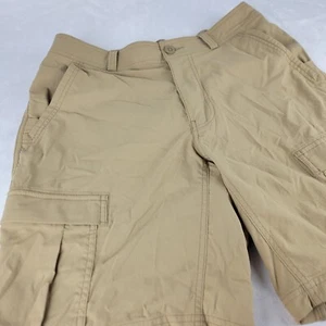 REI Shorts Herren 32 Honig Beige Cargo Savanna Trails Stretch Nylon Active Outdoor - Bild 1 von 9