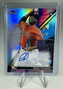 2021 Topps Finest Enoli Paredes Rookie Refractor Auto