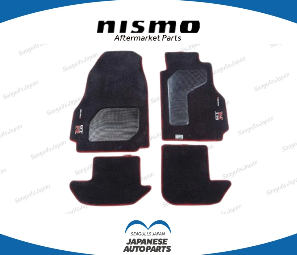 JUEGO DE 4 ALFOMBRILLAS NISMO NISSAN GTR R35 (RHD) 74900-RNR50 ORIGINALES OEM Foto 1 de 1