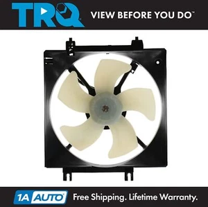 TRQ Right A/C Condenser Cooling Fan Assembly Fits 05-14 Subaru Legacy Outback - Picture 1 of 4