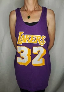 Vintage 80er Magic Johnson #32 Los Angeles LAKERS Tank Top lila und gelb Jersey - Bild 1 von 5