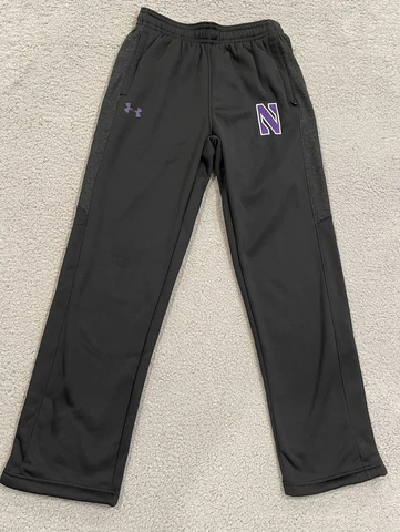 Under Armour • Northwestern Wildcats • Coldgear Loose Pants Black • Women Sz M Cover
