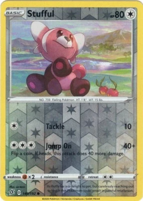 Stufful 149/192 Swsh02: Rebel Clash Reverse Holo - Image 1 of 2